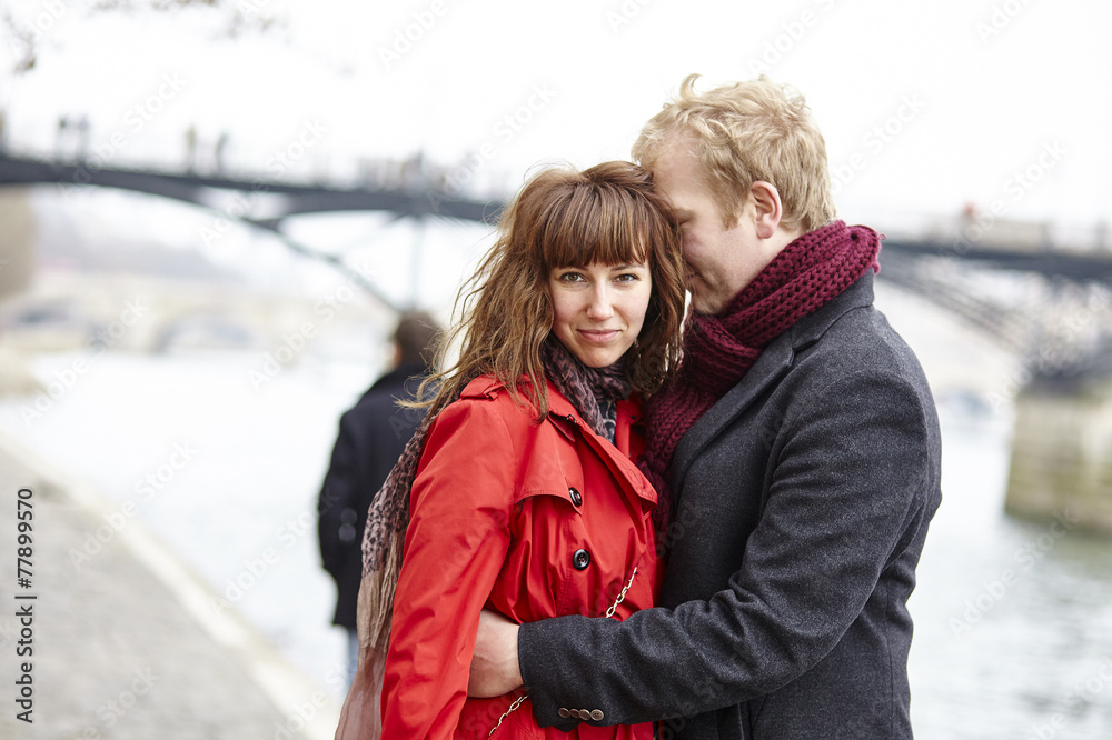 Fototapeta premium Romantic couple in love having a date