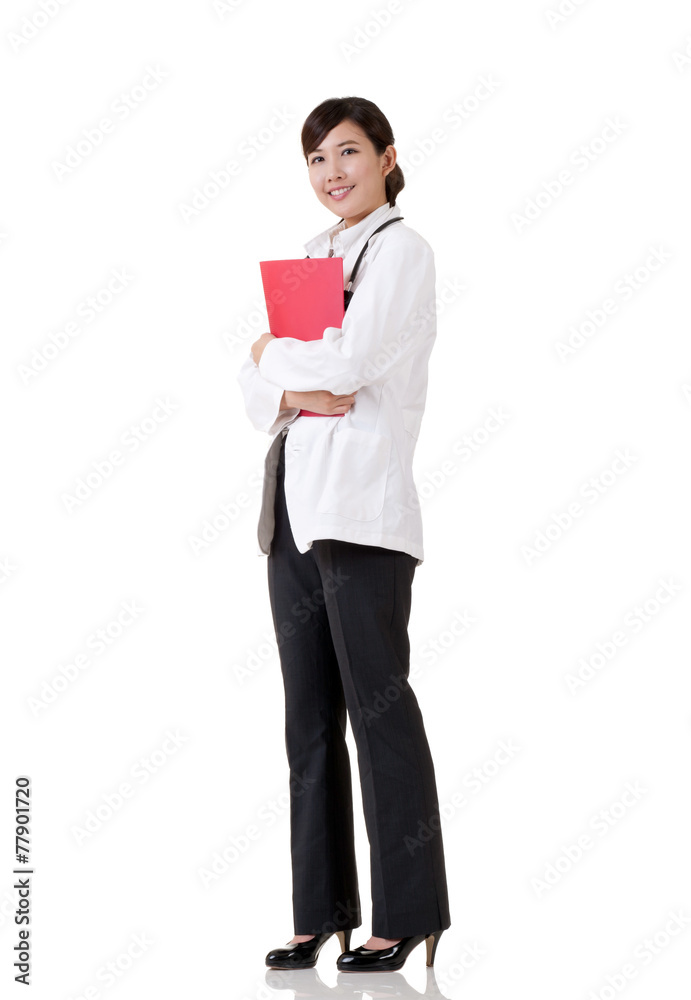 Smiling Asian medicine doctor woman Smiling Asian medicine doctor woman