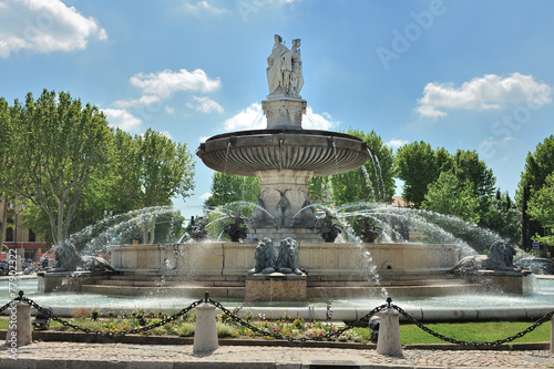 Provenza, Aix-en-Provence, fontana delle Tre Grazie