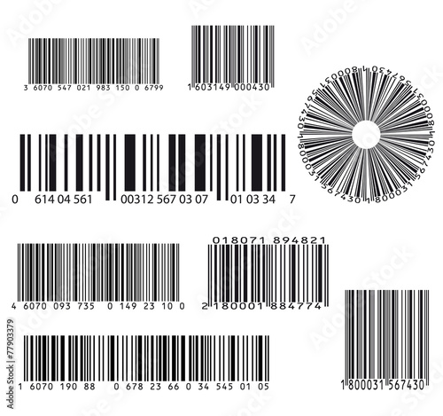 set of barcodes