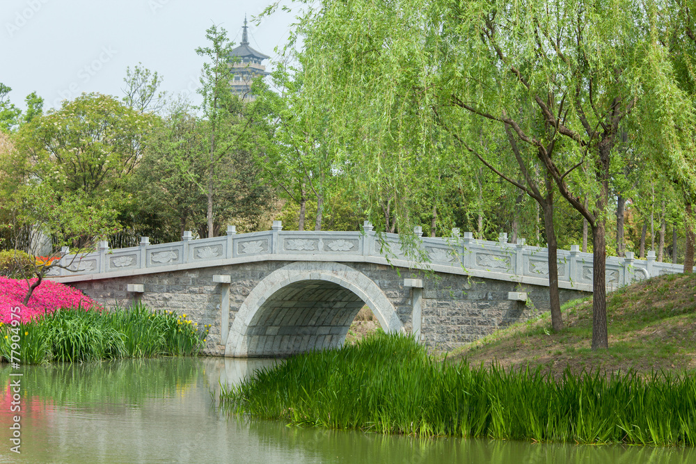 Park in Yangzhou Park in Yangzhou