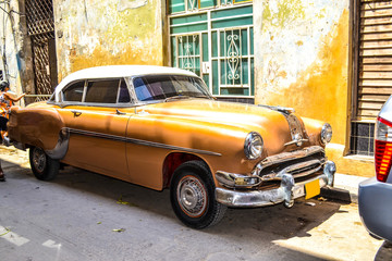 American and Soviet cars 1950 - 1960 from Havana.