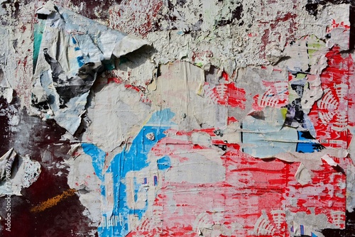 Torn posters