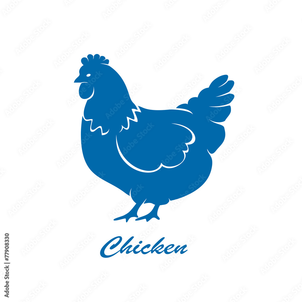 Fototapeta premium Chicken icon