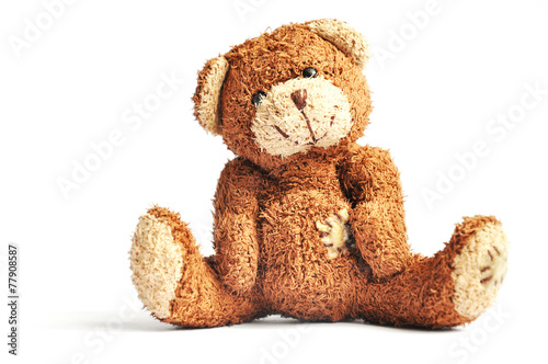 Teddy bear isolated on white