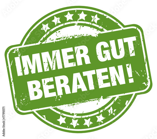 Immer gut beraten!