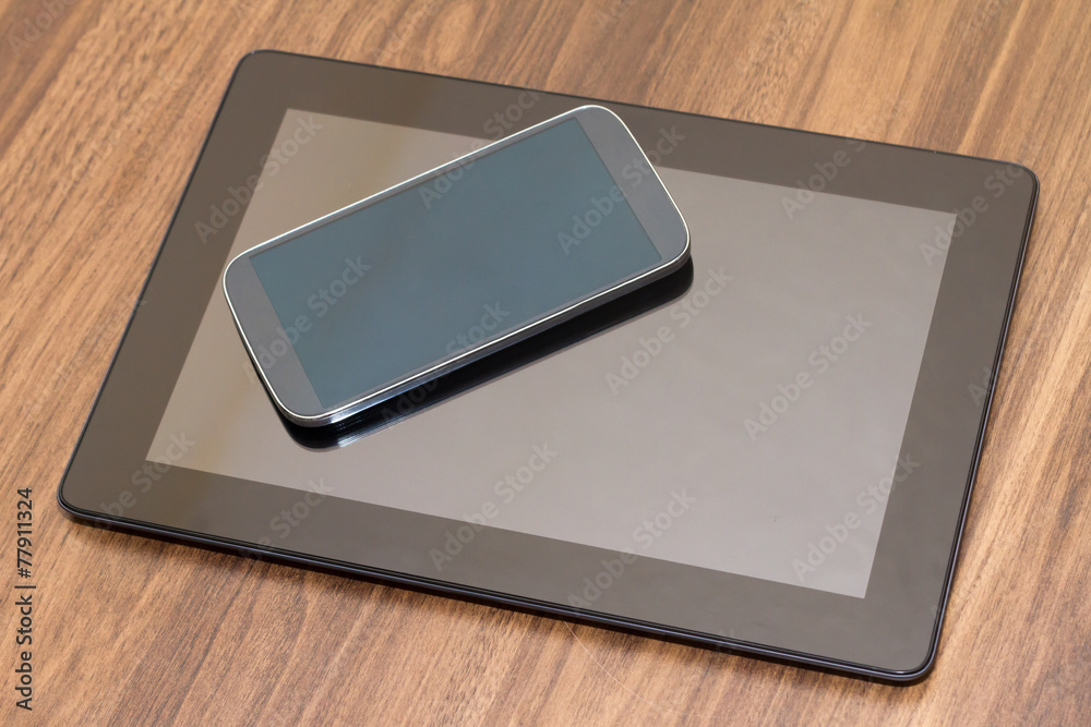 Smart Phone and Tablet with Blank Screen Smart Phone and Tablet with Blank Screen