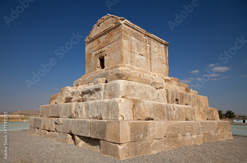 Cyrus Tomb in Pasargadae of Shiraz