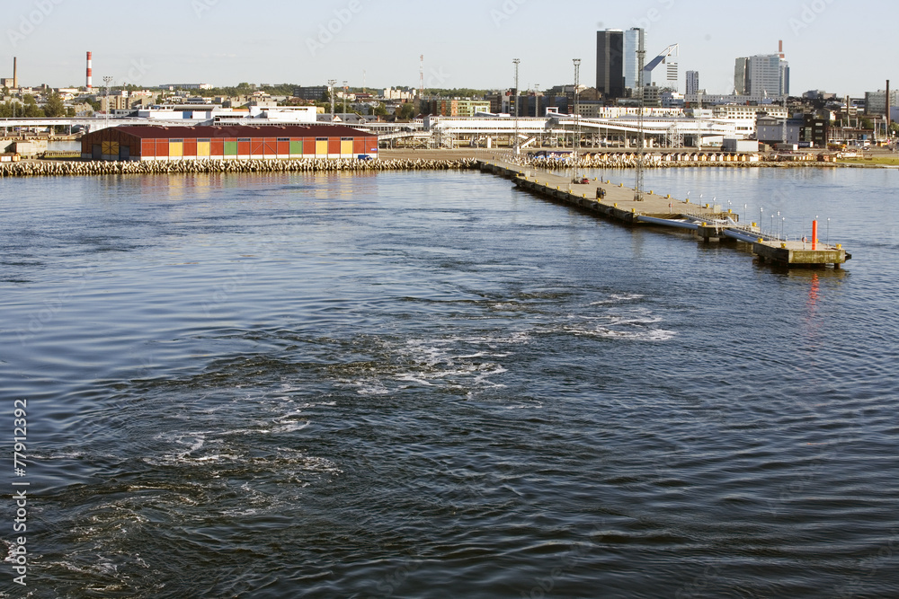 Copenhagen Harbour. Industrial area