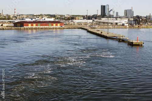 Copenhagen Harbour. Industrial area © damave