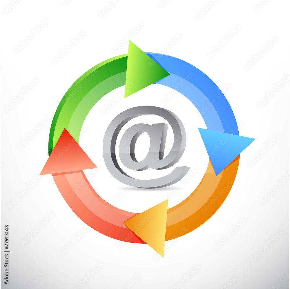 internet color cycle illustration design internet color cycle illustration design