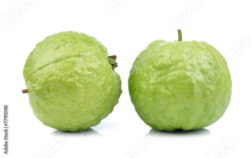 guava on white background