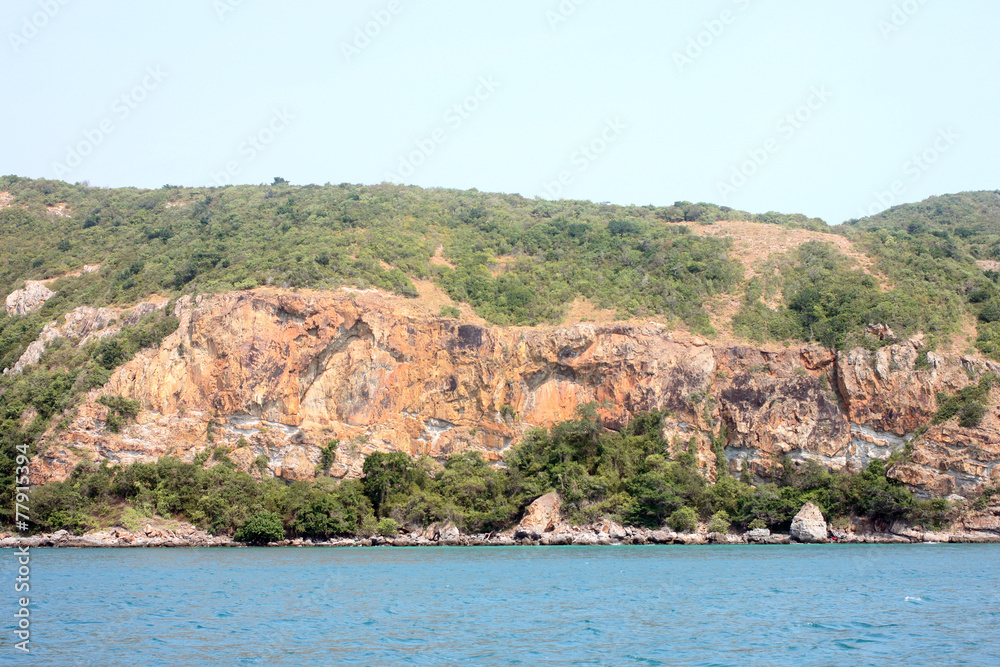 Fototapeta premium sea and island.