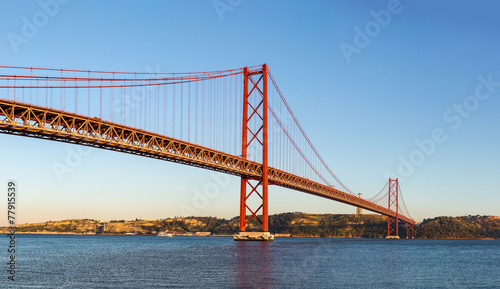 Rail bridge  in Lisbon, Portugal. © Sergii Figurnyi