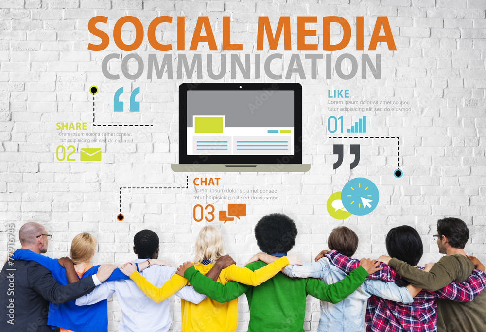 Social Media Social Networking Technology Connection Concept Social Media Social Networking Technology Connection Concept