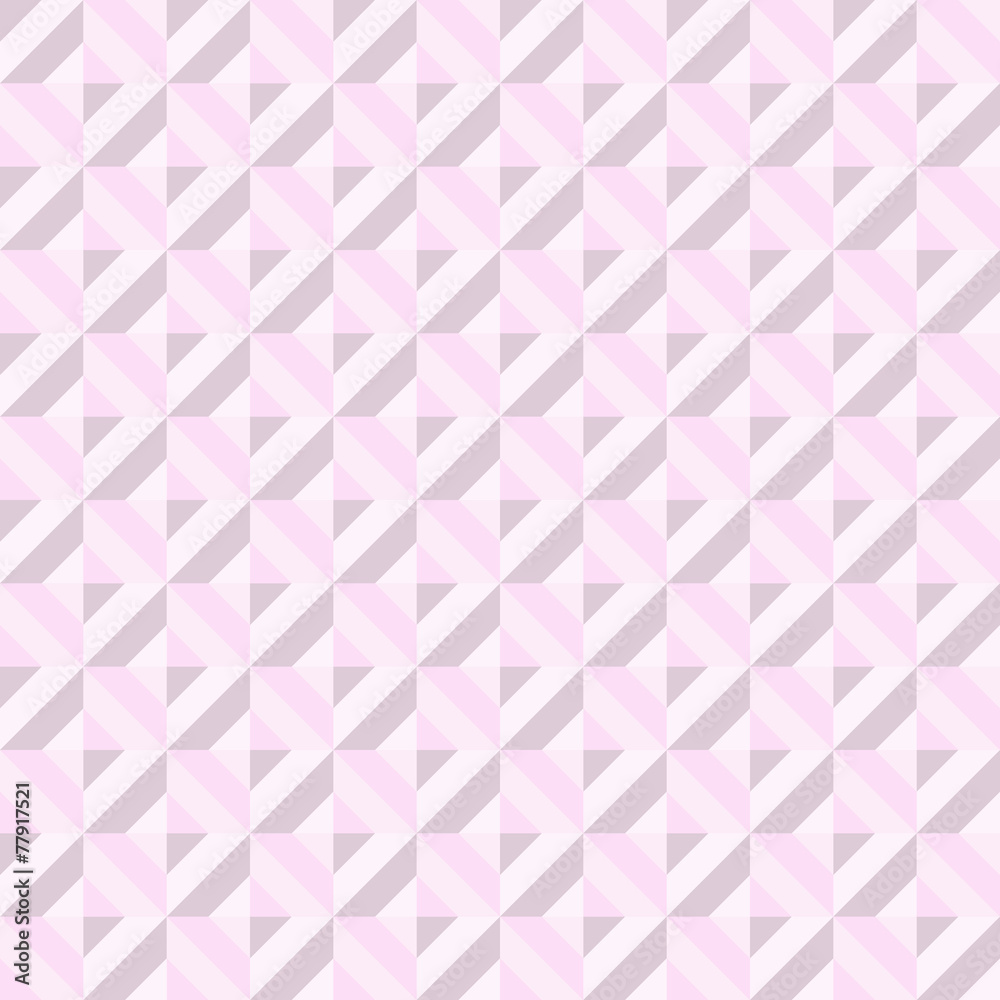 Pink Abstract Rectangle Seamless Pattern
