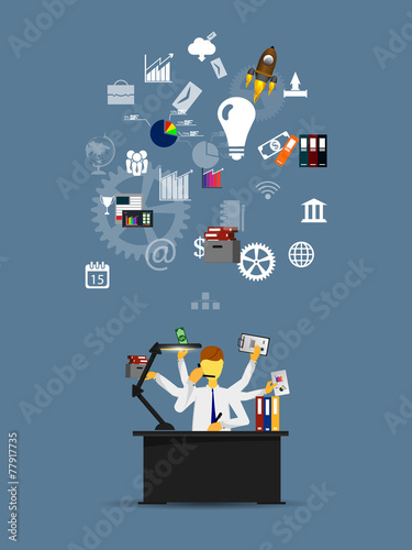 Business infographics template