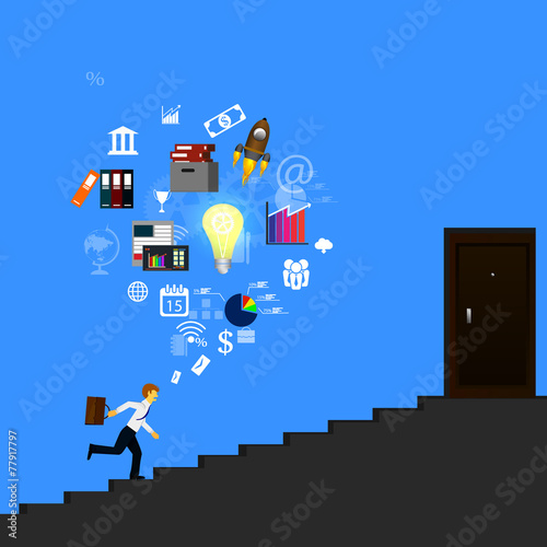 Business infographics template