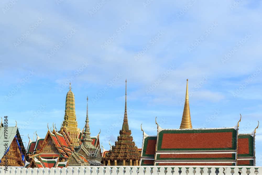 Fototapeta premium Ornately decorated temple