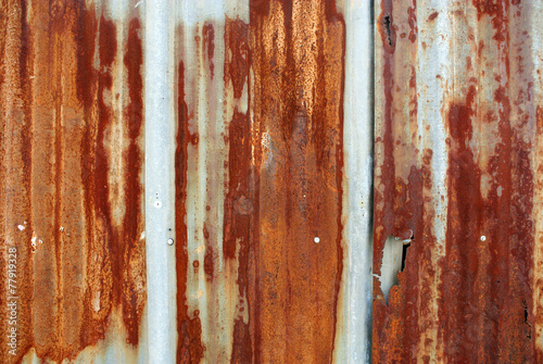 Rusted galvanized iron plate © Klen Brain