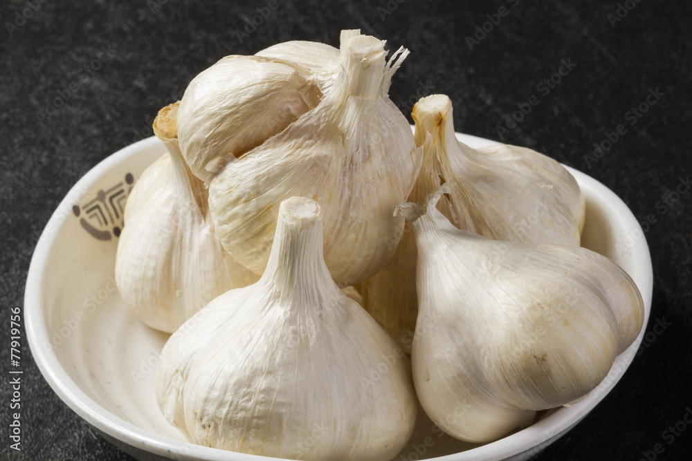 Obraz premium にんにく 生 素材 garic