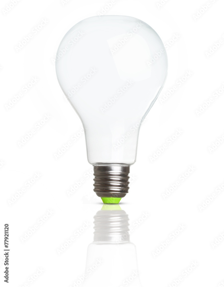 Empty light bulb isolated Stock Photo | Adobe Stock