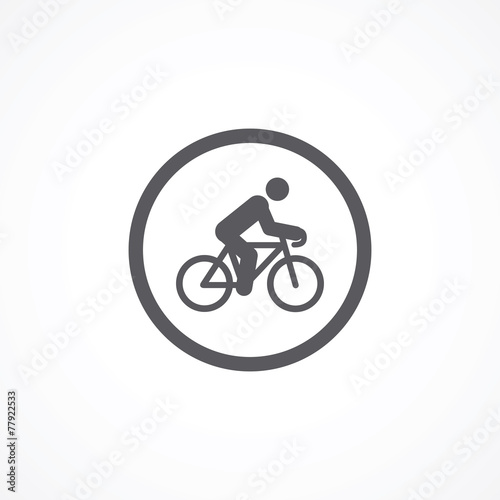 Cyclist icon
