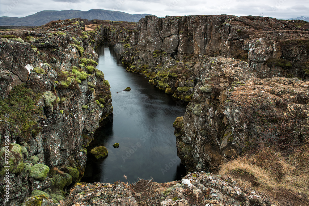Grabenbruch im Þingvellir-Nationalpark | Island