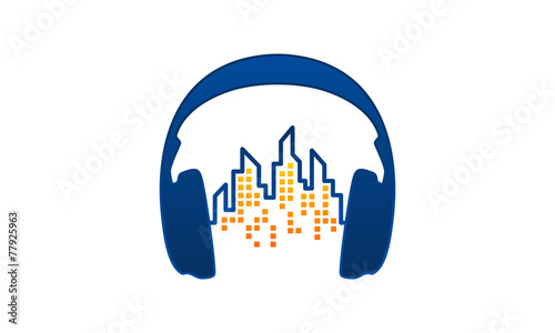 Urban Disco City Nightlife Lifestyles Logo