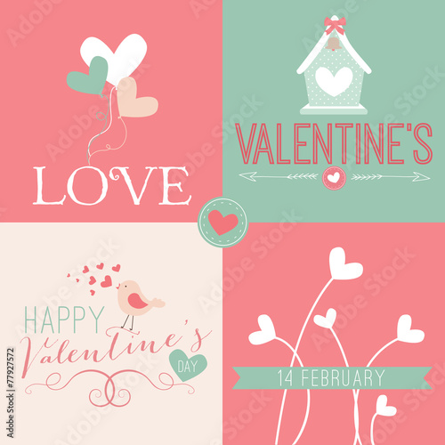 Banner San Valentino Vintage