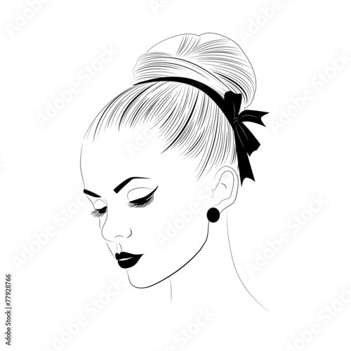 Beautiful girl in style