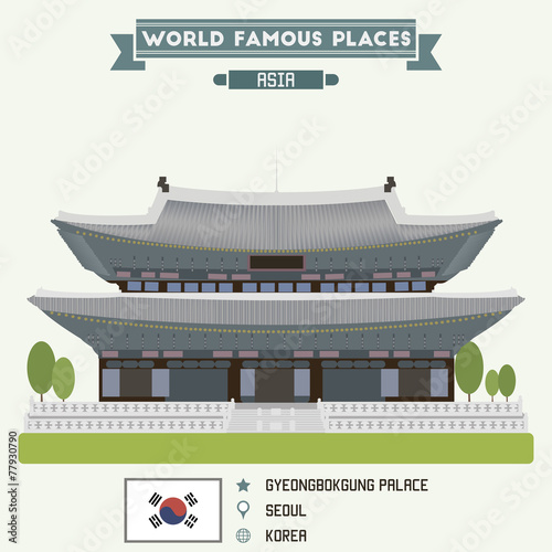 Gyeongbokgung palace. Seoul, Korea