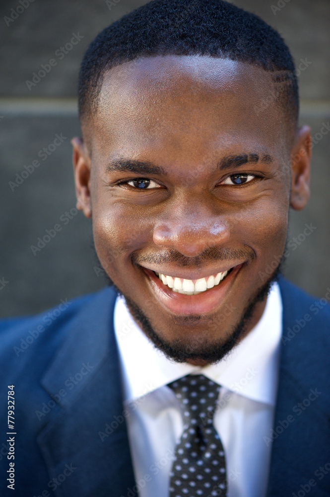 Happy friendly young businessman Happy friendly young businessman