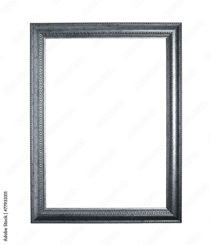 Empty copyspace wooden picture frame isolated Empty copyspace wooden picture frame isolated
