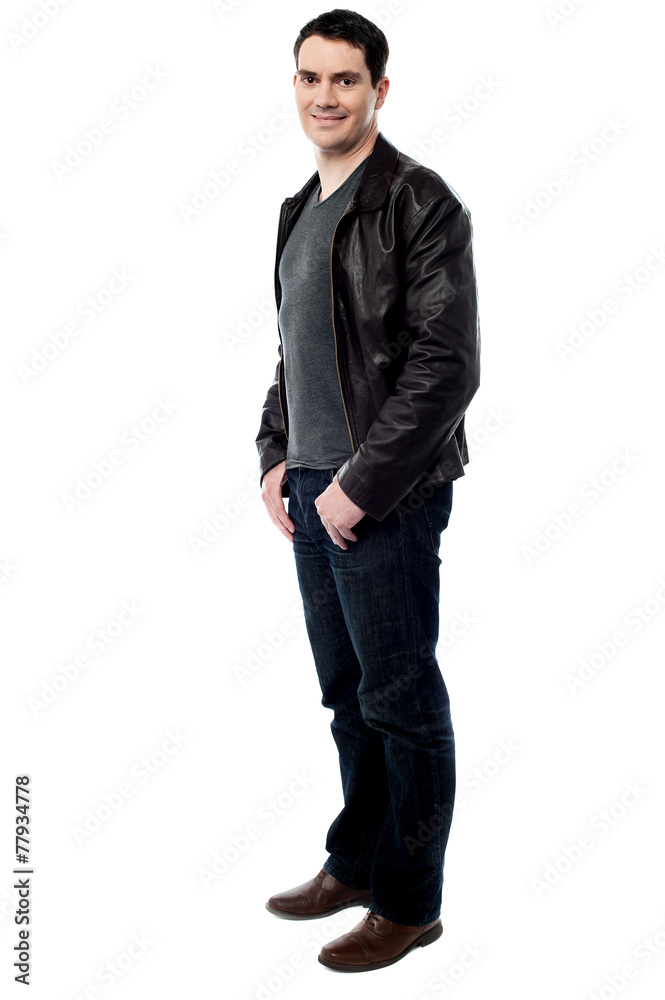 My new leather jacket! My new leather jacket!