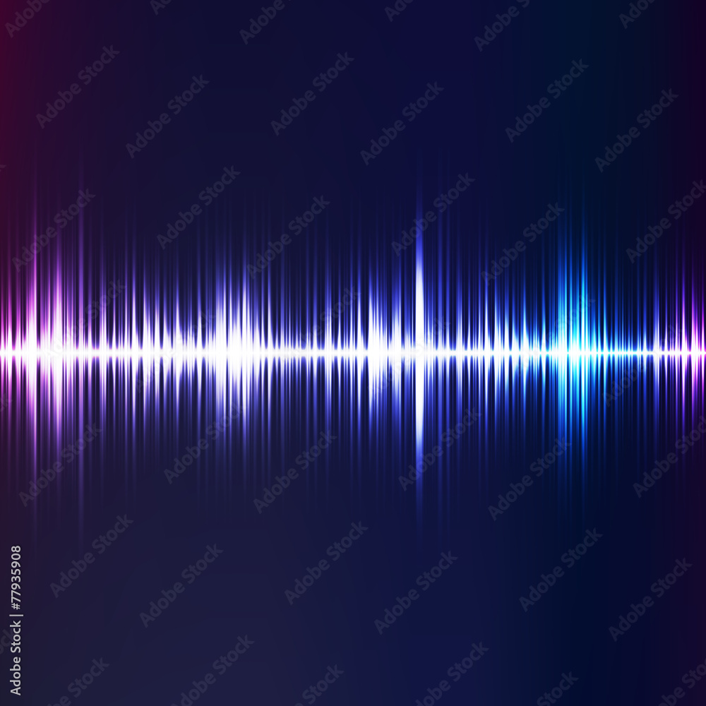 Abstract music equalizer. colorful vector illustration.
