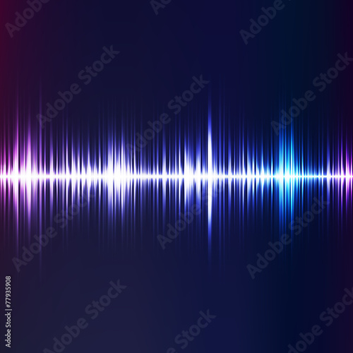 Abstract music equalizer. colorful vector illustration.