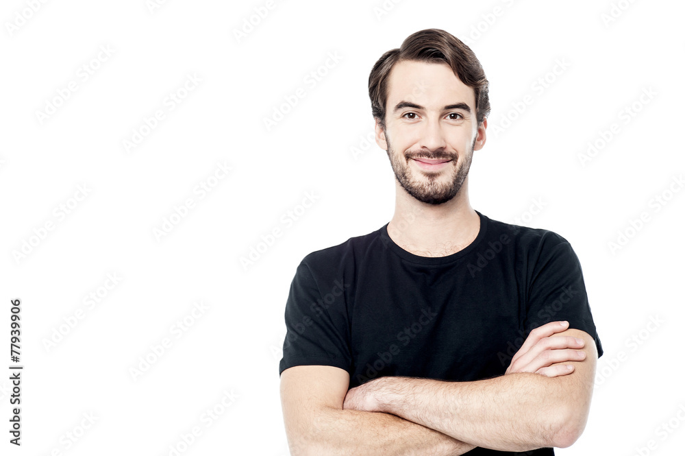 Young confidence man posing Young confidence man posing