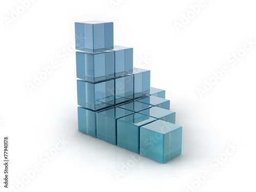 glass cubes