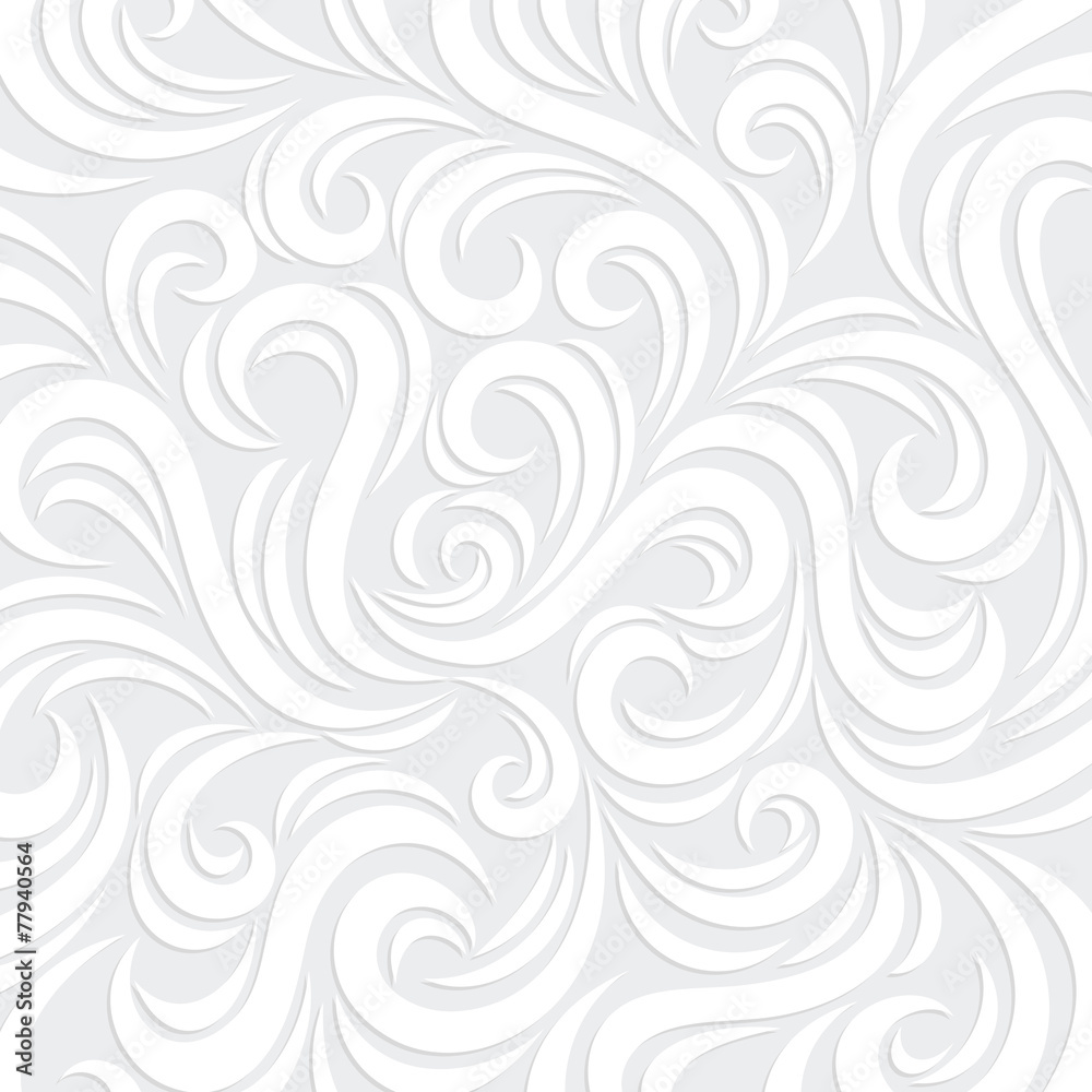 White Vector Swirl Background with shadow Stock Vector | Adobe Stock