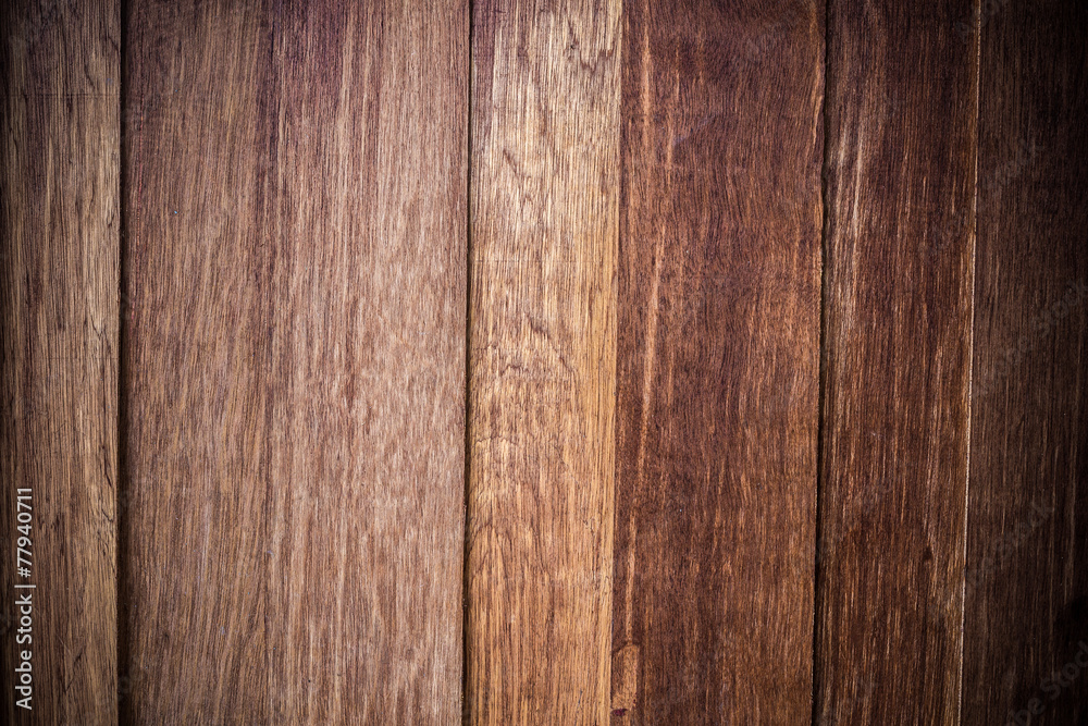 Naklejka premium Brown wood texture with natural patterns