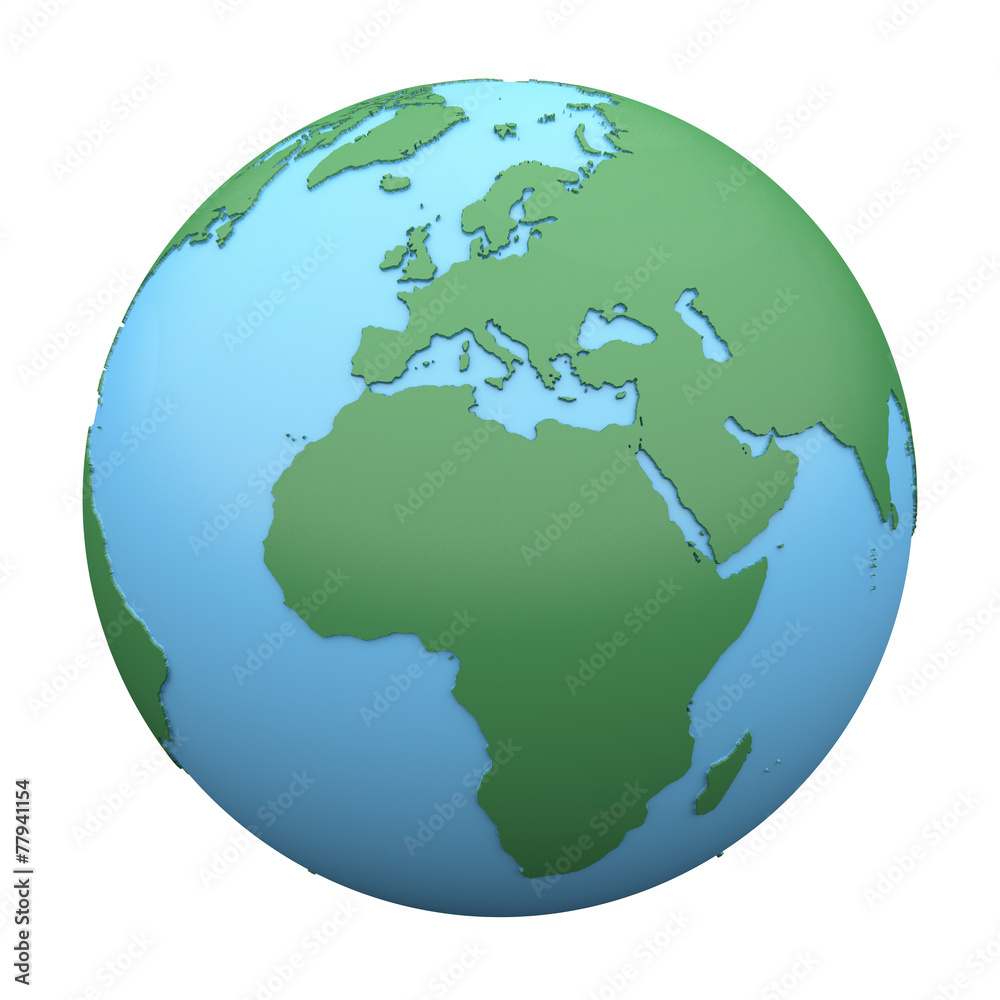 Naklejka premium Earth, World Globe