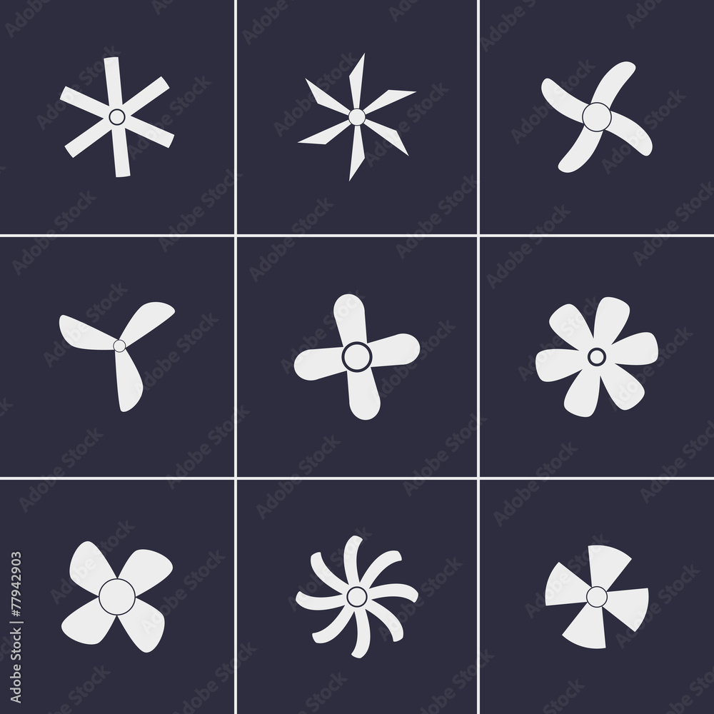 Obraz premium Fans Icons