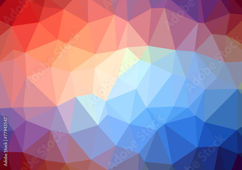 Modern Colorful Abstract Vector Retro Triangle Background