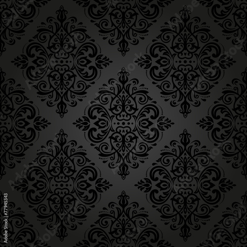 Damask Seamless Pattern. Orient Background