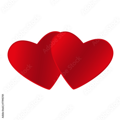 Hearts, overlapping