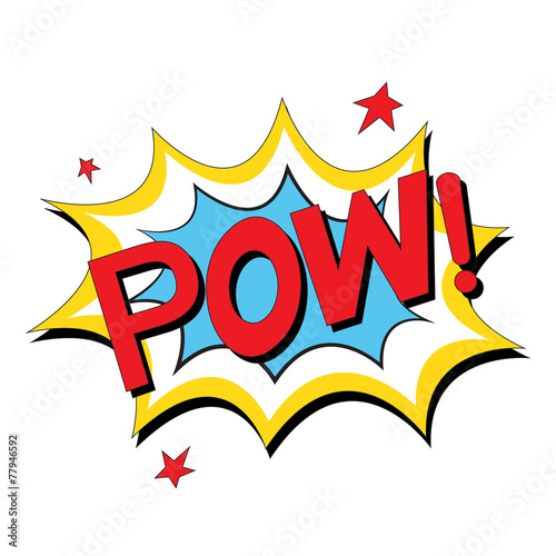 Pow - Comic Speech Bubble