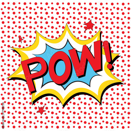 Pow - Comic Speech Bubble