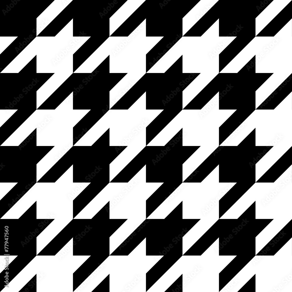vector houndstooth seamless black and white pattern vector houndstooth seamless black and white pattern