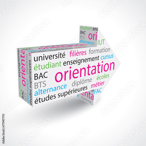 flèche 3D-orientation